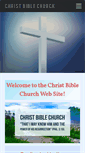 Mobile Screenshot of christbiblechurch.org