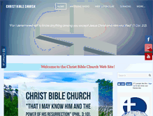 Tablet Screenshot of christbiblechurch.org